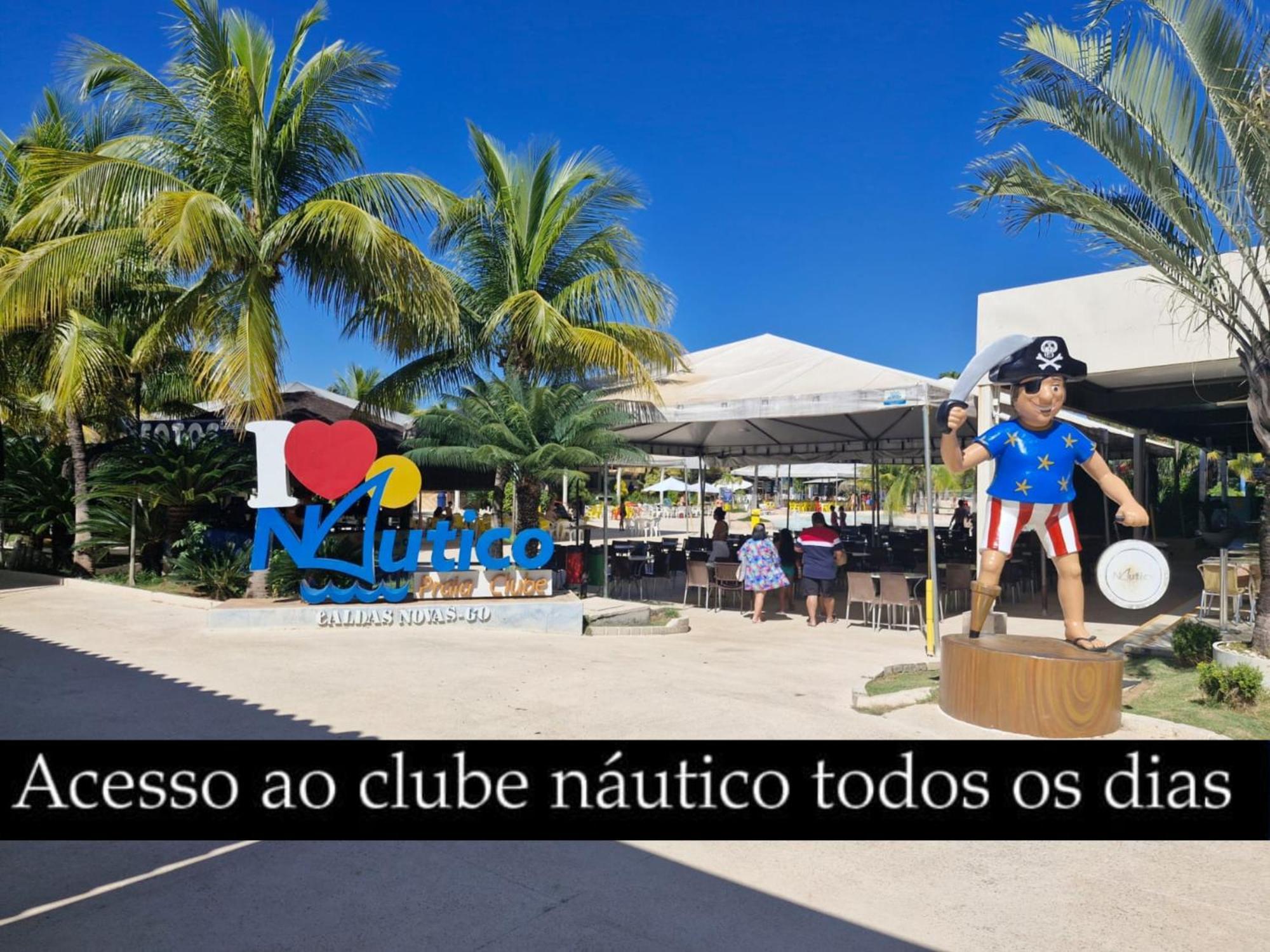 Nautico Flat Com Acesso Ao Clube Nautico Praia- Caldas Novas Εξωτερικό φωτογραφία